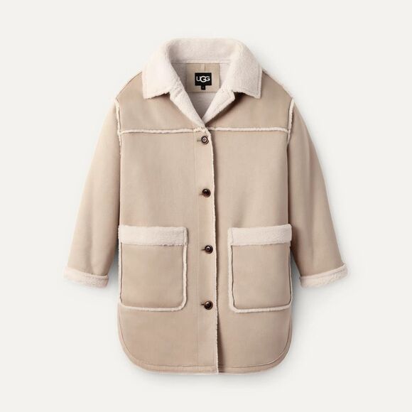 UGG Jackets & Blazers - UGG Takara Luxefluff Mid Jacket Womens NWT Oversized